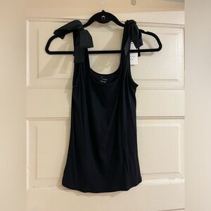Target black tank top with bows